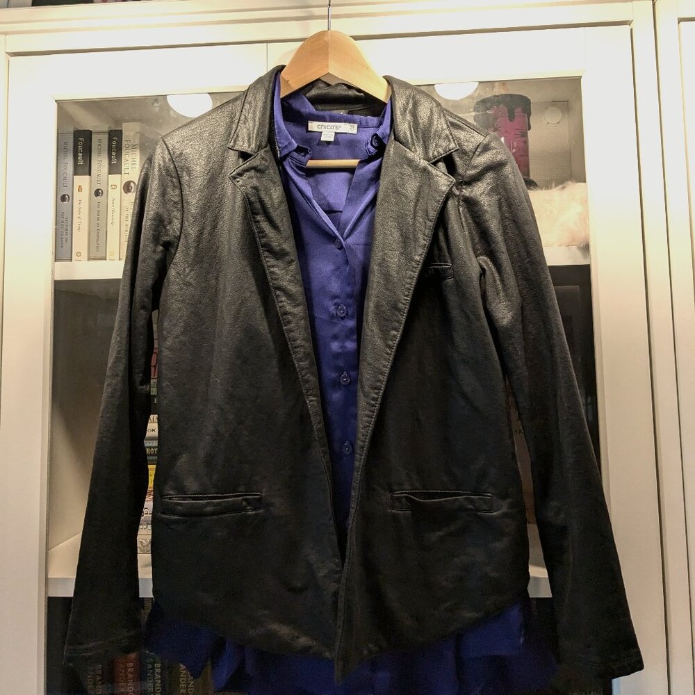 Lucky Brand Black Waxed Jacket